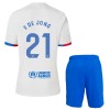 Conjunto (Camiseta+Pantalón Corto) FC Barcelona Frenkie de Jong 21 Segunda Equipación 23-24 - Niño